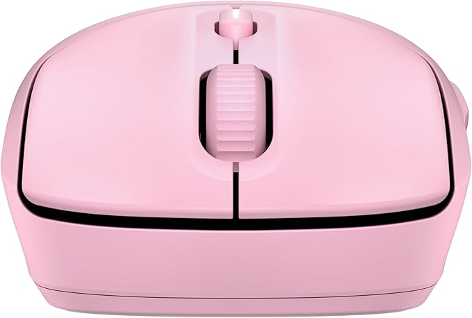 HP 400 Quiet Wireless Mouse, Dual Bluetooth & 2.4GHz, Soft Silicone, Quiet Clicks, Microsoft Wheel, 24-Month Battery, 6000 DPI, Ambidextrous, Eco-Friendly Design, Multi-OS, Pink