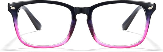 Cyxus Blue Light Glasses Men Women Reduce Eye Strain UV Blocking for Office Work Computer Screen 8082