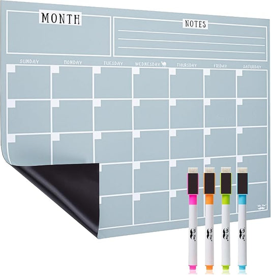 Mr. Pen- Dry Erase Calendar for Fridge, 14.7 x 11.8, Magnetic Calendar with 4 Dry Erase Markers