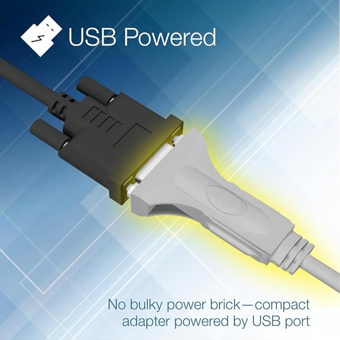 TRENDnet USB to Serial 9-Pin Converter Cable, TU-S9, USB to RS232 Serial Adapter, Supports Windows & Mac, 64cm (25 in.) Cable Length, NDAA Compliant, Plug & Play, White