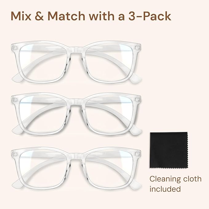 Gaoye Stylish Eyewear Frame Accessories - Blue Light Glasses for Woman - Computer Glasses for Blue Light Blocking