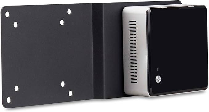 StarTech.com VESA Mounting Bracket for NUC/Thin Clients or Laptop Docking Stations, VESA 75x75/100x100 Compatible