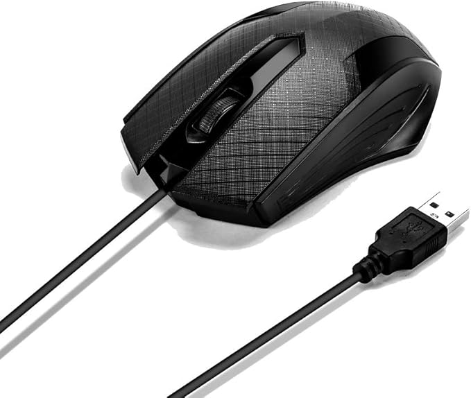 MCSaite Wired Mini Keyboard and Mouse Combo - with Keyboard Cover USB 60% Keyboard for Windows, PC, Laptop