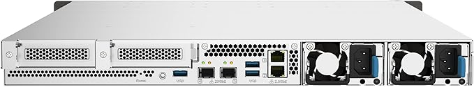 QNAP TS-h1090FU-7302P-256G-US 10 Bay Dual-Processor 1U rackmount U.2/U.3 NVMe All-Flash NAS Built for Latency-Sensitive File Servers, virtualized workloads, Data Centers, and 4K/8K Streams