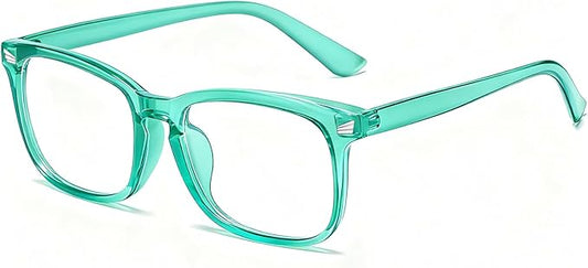 Blue Light Glasses for Woman Men | 99% Blue Light Blocking Glasses | Computer Glassess | Gaming | TV Phone Screen Reader Square Frame | Anti Eyestrain & UV Glare,1 Pack