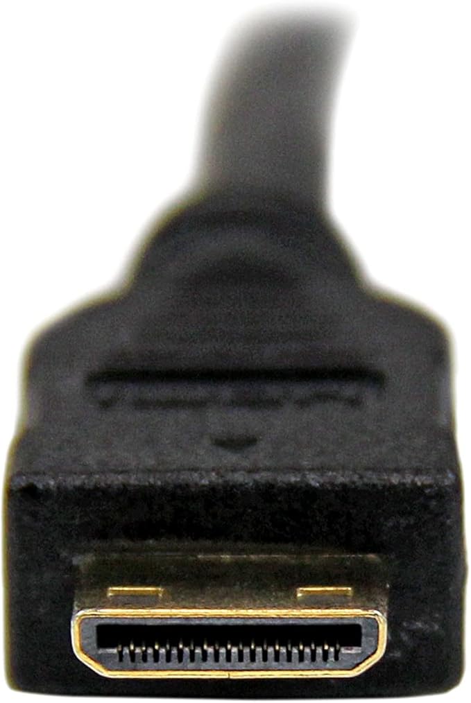 StarTech.com 1m Mini HDMI to DVI-D Cable - M/M - 1 Meter Mini HDMI to DVI Cable - 19 pin HDMI (C) Male to DVI-D Male - 1920x1200 Video (HDCDVIMM1M) Black
