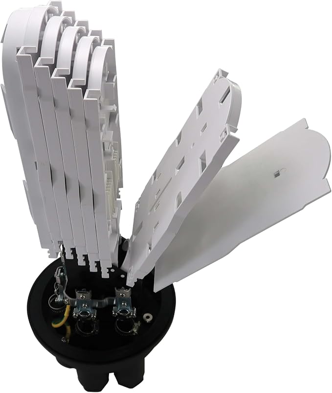 Eaton Tripp Lite Fiber Optic Splicing Enclosure, Fiber Splice Dome, 576 Fiber Capacity Single Mode & Multimode, 6 Cable Trays, Outdoor IP68 Rated, Lifetime Manufacturer's Warranty (N600D-0144-6)