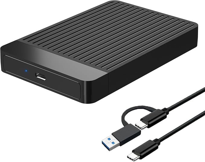 250GB Ultra Slim Portable External Hard Drive 2.5'' HDD USB 3.1 Type-C Storage for PC, Mac, Laptop