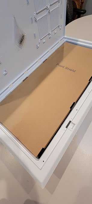 32-Inch Wall-Mount Media Enclosure, Network Distribution Box with Cable Management, White