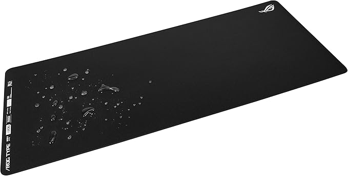 ASUS ROG Hone Ace XXL Gaming Mouse Pad – 35.4” x 15.7", (XXL Size), Extra-Cushioning, Table-Sized for Wide, Smooth Glide and Control, Water/Oil/Dust-Resistant, Extra-Soft Non-Slip Rubber Base - Black