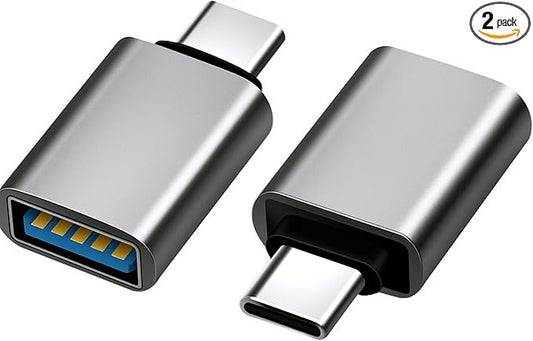 USB C to USB Adapter 3.1 Gen 2, 10Gbps USB to usbc Adapter, USB-c Male to USB 3.0 A Female USB 3.2 Type C OTG Converter for MacBook pro Laptop PC iMac iPad air