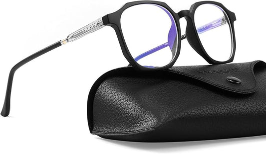 Blue Light Glasses for Men Women, 99% Blue Light Blocker, UV Protection. Ideal for Computer Use, Gaming, Reading.