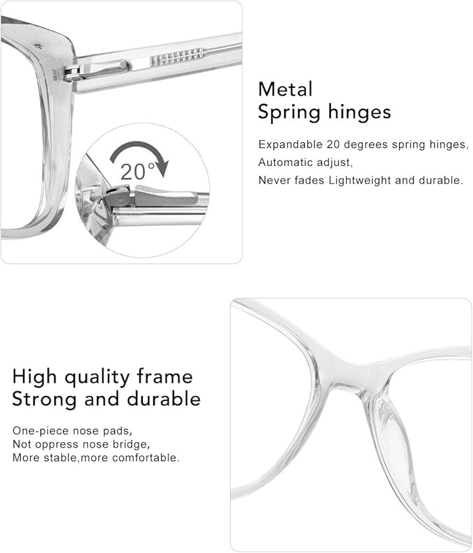 MEETSUN Blue Light Blocking Glasses for Women Anti Eyestrain Filter Blue Ray Oversized Computer Game Glasse