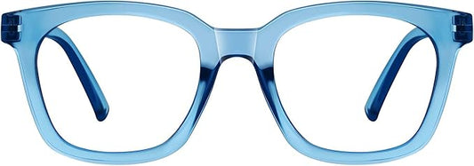 Blue Light Blocking Glasses for Women Men,Oversize Fashion Squre Anti Eyestrain Glasses for Gaming/Reading/TV