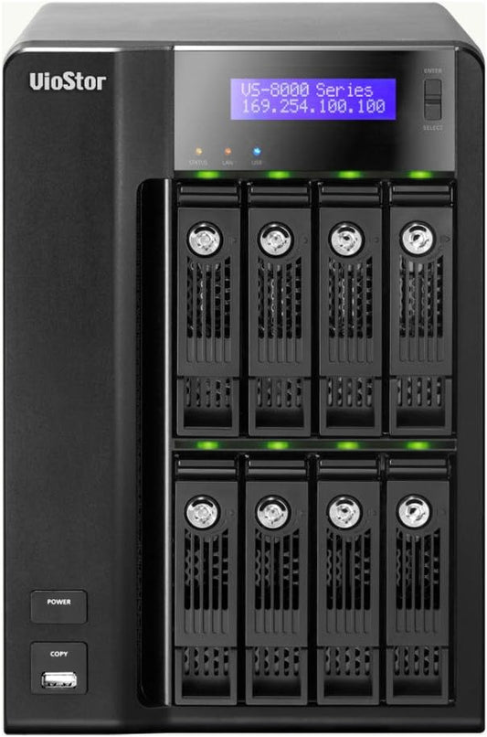 QNAP VS-8024-US 8-Bay NVR 24-Channel Surveillance System