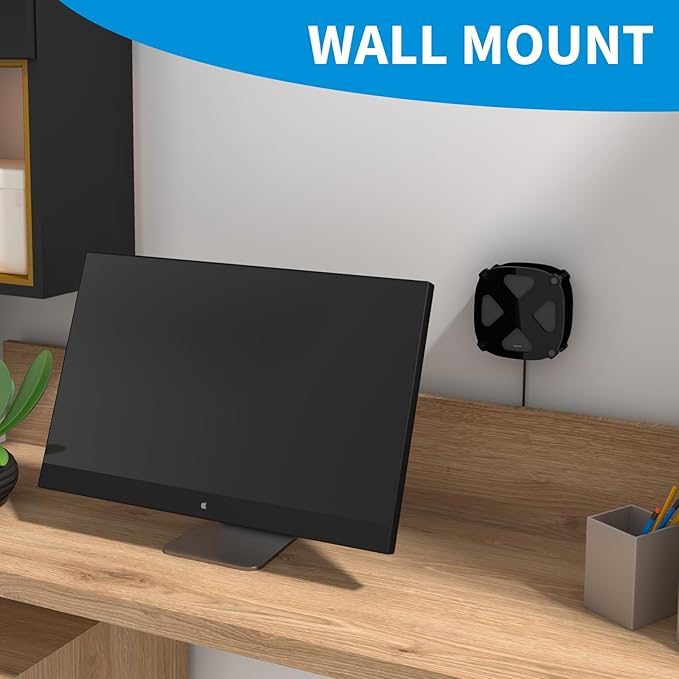 Wall and Under Desk Mount for HP USB-C Dock G5, Acrylic Docking Station Mounting Holder Compatible with HP USB-C Dock G5, for HP USB-C/A Universal Dock G2 (Black Holder Only)