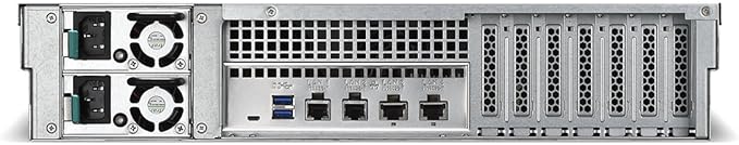 BUFFALO TeraStation 51220RH 12-Bay Business Rackmount NAS 80TB (4x20TB) with Hard Drives Included RAID iSCSI Network Storage File Server
