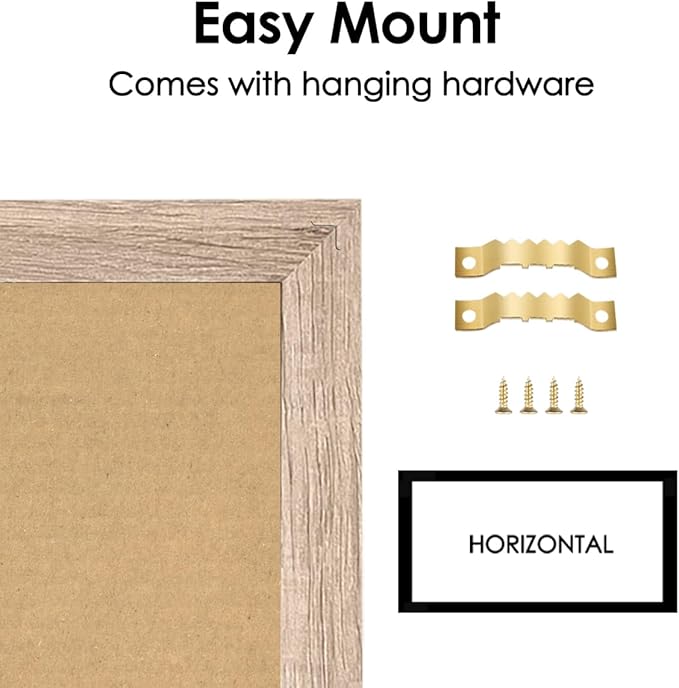 Magnetic Weekly Dry Erase White Board and Cork Board,Rustic Brown Wood Frame，Magnetic Surface Whiteboard for Home Office and Wall Decor(ZHZL-2040QZ)