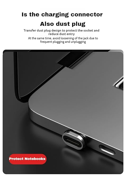 Upgraded Magnetic USBC to USB C Adapter, 140W PD Fast Charging, Thunderbolt 4 Type-C 4.0 Extender, 40Gpgs Elbow 90 Degree for MacBook Pro 2022 2021 2020 2019 2018 16 15 14 13 Inch Fast Charging