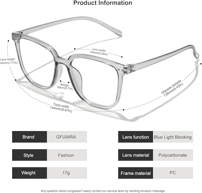 Blue Light Blocking Glasses for Women Men,Fashion Square Blue Blockers Glasses,Computer/TV/Phones/Gaming Glasses