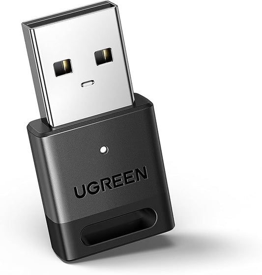 UGREEN USB Bluetooth 5.3 Adapter for PC, Plug & Play for Windows 11/10/8.1, Bluetooth Receiver & Transmitter for Keyboard/Mouse/Headphone/Speakers/Printer