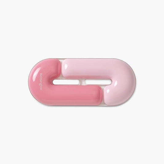 Kensington Gel Mouse Wrist Rest Support Cushion for Mice & Trackballs, Duo Gel Ergonomic Mouse Wrist Support for Pain Relief, Comfortable Non-Skid, Loop Pink 7.4" x 3.27" x 0.7" K62828WW