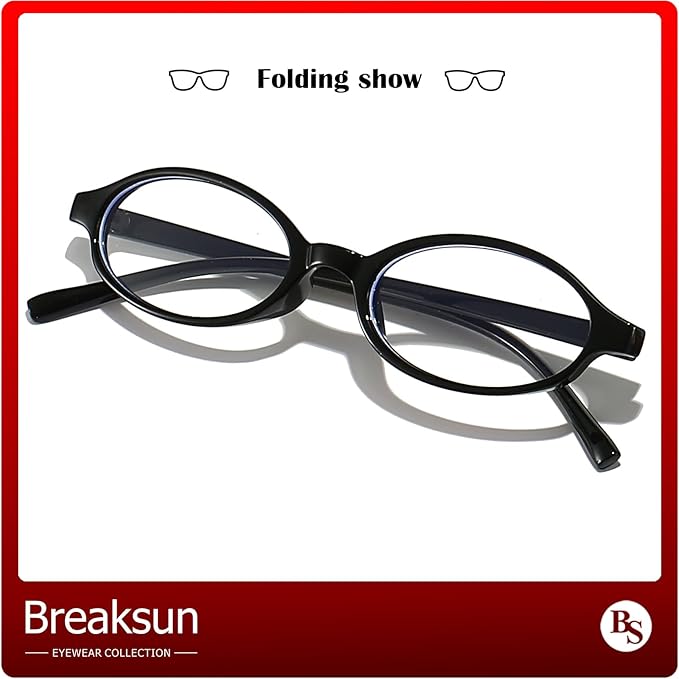 Retro Small Oval Glasses for Women Men 90s Small Face Blue Light Eyeglasses Cosplay Y2K Fake Glasses