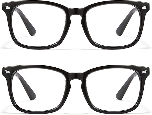 Cyxus Blue Light Glasses Men Women Reduce Eye Strain UV Blocking for Office Work Computer Screen 8082