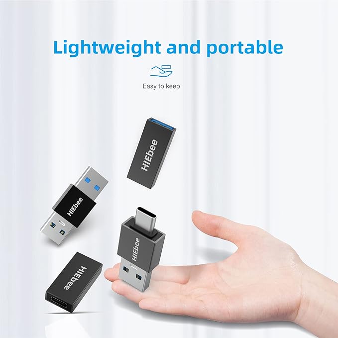 4 in 1 USB 3.0 Adapter Pack - A to A Male, A to C Male, A to C Female, A to A Female - Compatible with Laptop, Hard Drive