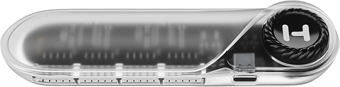 Hyte Powered Internal USB Hub - 4 USB 2.0 Output Headers, Motherboard USB 9Pin Extension, Extra-Strength Magnets and Adhesive Strip Included, Modern Internal Expansion - Crystal