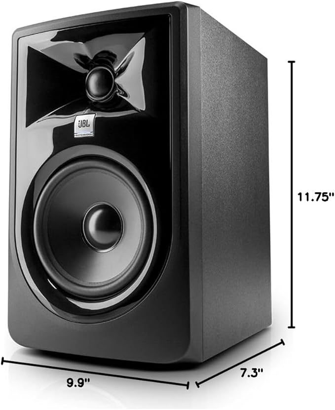 (2) JBL 305P MkII 5" 2-Way Active Powered Studio Reference Monitors Speakers