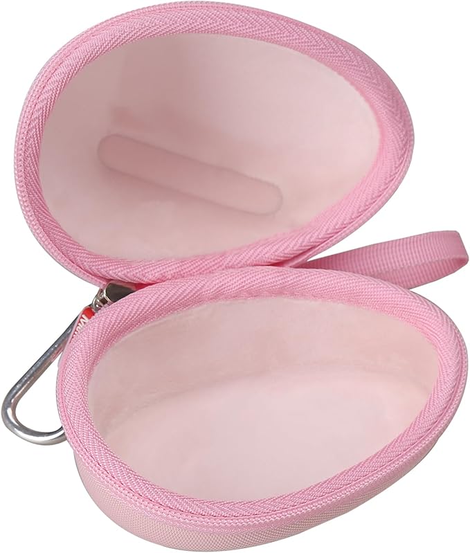 Mouse Case Fits for Logitech Lift Vertical Ergonomic Mouse, Travel Carrying Box for Logi Wireless Bluetooth Cordless Upright Mouse, Case Only (Pink)