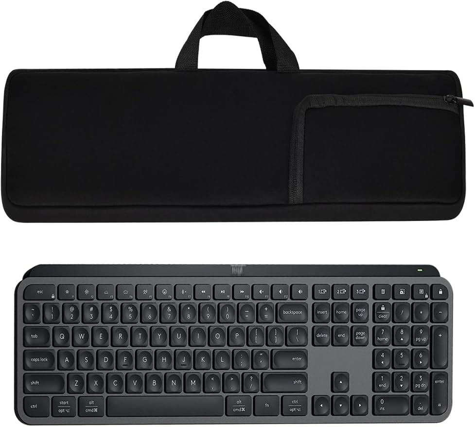 Keyboard Bag Keyboard Travel Protective Sleeve Shockproof Waterproof Neoprene Case Compatible With Logitech MX KEYSKeyboard Mouse/MX Master Keys S Keyboard Mouse