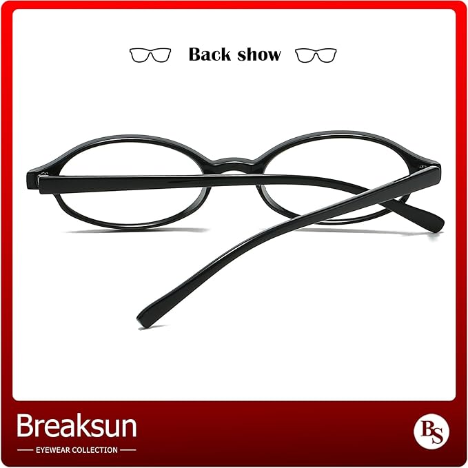 Retro Small Oval Glasses for Women Men 90s Small Face Blue Light Eyeglasses Cosplay Y2K Fake Glasses
