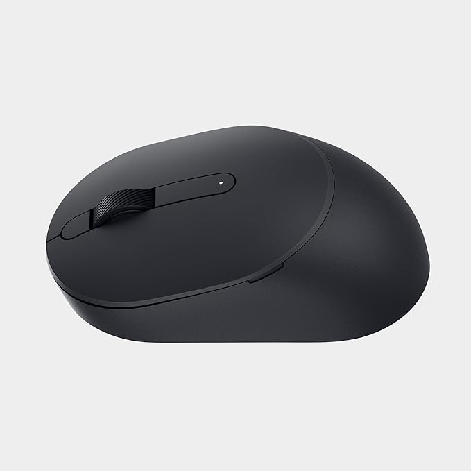 Dell MS5120W Mobile Pro Wireless Mouse – Wireless 2.4GHz, Bluetooth 5.0, Microsoft Swift Pair/Dell Pair (Windows 10 & 11 only), Optical LED Sensor - Black