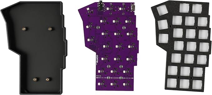 YMDK Split Keyboard Corne V4.1 46 Keys Ergonomic Hotswappable 40% Layout 3D PLA RGB QMK Vial All Key Programmable Mini Independent Gaming Keyboard Kit