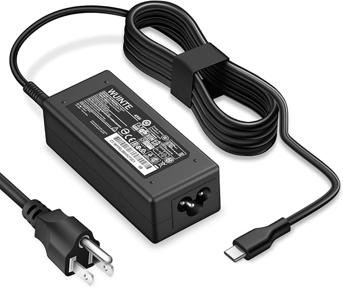 USB C Laptop Charger Compatible with HP Dell Lenovo Asus Acer Samsung Google Chromebook Type C Power Cord
