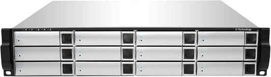 G-Technology G-SPEED eS PRO XL 12TB High Speed Mini-SAS 2U Rackmount RAID Array for Video Editing Applications with PCIe x8 Mini-SAS RAID Controller 0G00173