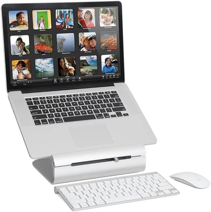 Rain Design iLevel2 Adjustable Height Laptop Stand (Patented) (Silver)