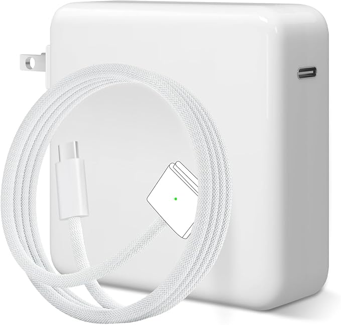 Charger for MacBook Air 15 13 inch Mac Pro 14 inch 2026 2025 2024 2023 2022 2021 M1–M5 Original Quality 70W Type C Fast Charger Power Adapter & 6.6FT Type C to Mag 3 Cable LED Applicable 2021-2026