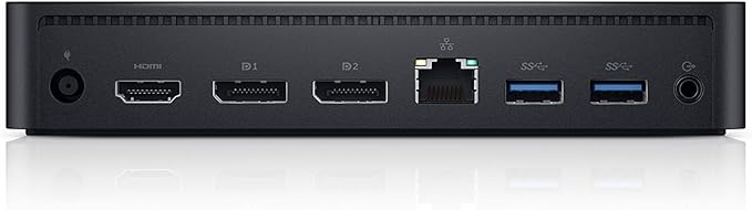 DELL DELLD6000 Universal Docking Station - Black (Renewed)