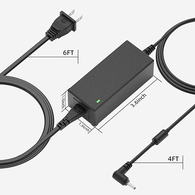 XOUBZ 65W USB C Laptop Charger Compatible with Lenovo ThinkPad Yoga Chomebook and More USB Type C Power Adapter
