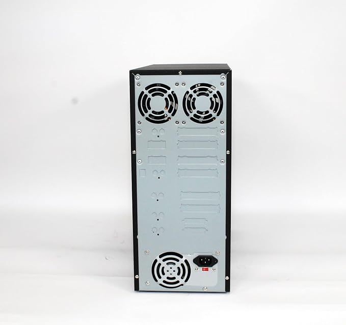 DupliM External 9-Bay Duplicator Case Enclosure Tower for DVD CD Blu-ray HDD USB - Includes 400-Watt UL Power Supply