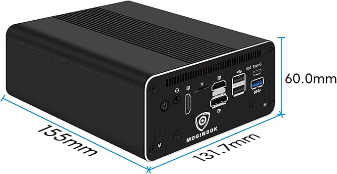 10GbE Firewall Appliance Router SFP+ Mini PC, Intel Core i5 1240P 12C/16T 16GB DDR5 1TB PCIE SSD 4x2.5GbE 2 * 10Gb Home Server/Router 1xConsole Support Pfsense/OPNsense