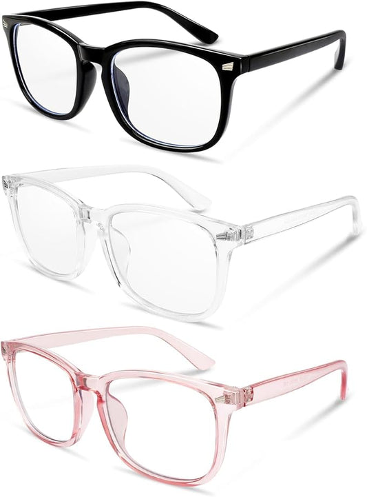 NZKNP Blue Light Glasses for Woman Men,Blue Light Blocking Glasses,Clear Glasses