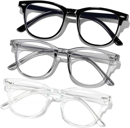 Blue Light Blocking Glasses for Women Men,Fashion Square Blue Blockers Glasses,Computer/TV/Phones/Gaming Glasses