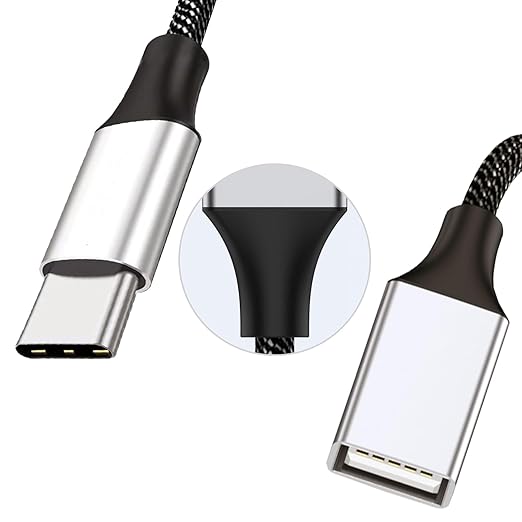 USB C to Triple USB Cable Splitter 3.3Ft,USB C Male to 3USB Female Cable Adapter 1m, TypeC to Three TypeA Y Charging Cable, Multiple Hub for Laptop, Tablet, Telephone,Flash Disk, Gaming Consoles