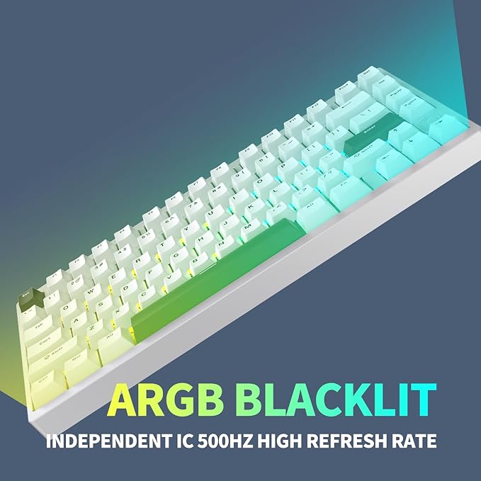 MG75PRO 81 Keys Wired Magnetic Switch Mechanical Keyboard, Hall Effect, 8KHZ/ARGB/CNC Aluminum, Gasket Structure Gaming Keyboard(Silver