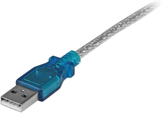 StarTech.com 17in (43cm) 1-Port USB to Serial Adapter Cable, USB-A to DB9 RS232 Adapter, Prolific Chipset - M/M