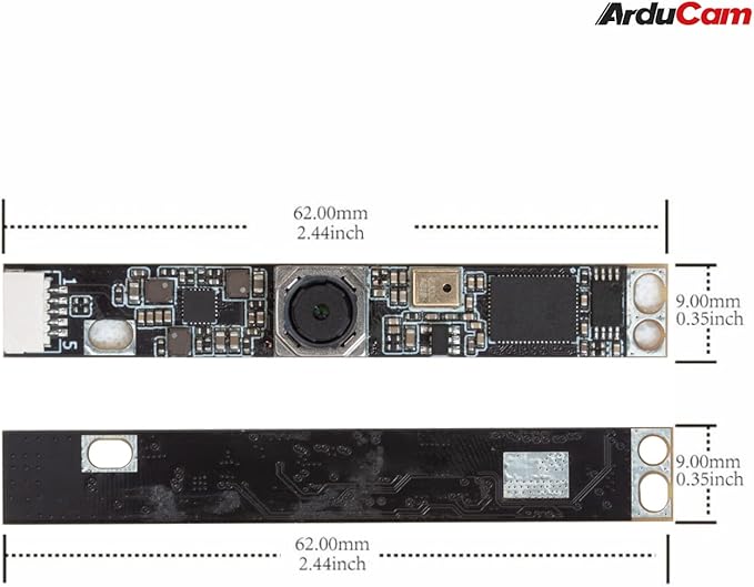 Arducam IMX219 8MP Autofocus USB Camera Module, 3280(H)×2464(V)@30fps with Single Microphone for Linux, Windows, and Mac OS